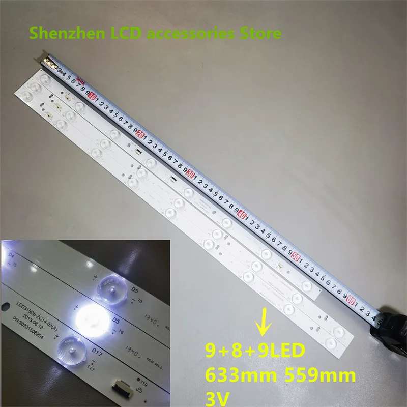 

LED backlight for LE32F8210 LED315D9-ZC14-03(A) light bar 100% new