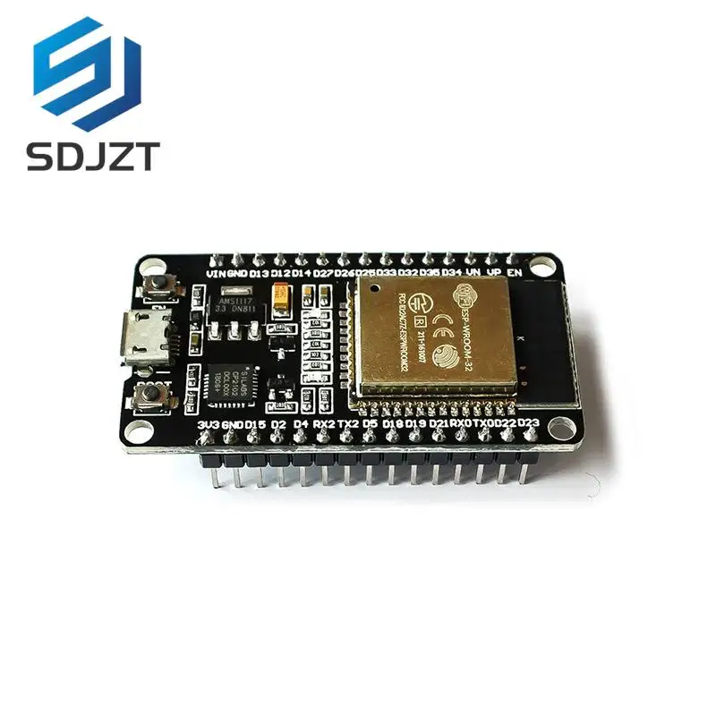 Макетная плата ESP32, 1 шт., двухъядерная, совместимая с Wi-Fi и Bluetooth, CP2104, 2,4 ГГц, RF ESP32, 1 шт., макетная плата 3,3 В, 2023
Макетная плата ESP32, 1 шт., двухъядерная, совместимая с Wi-Fi и Bluetooth, CP2104, 2,4 ГГц, RF ESP32, 1 шт., макетная плата 3,3 В, 2023