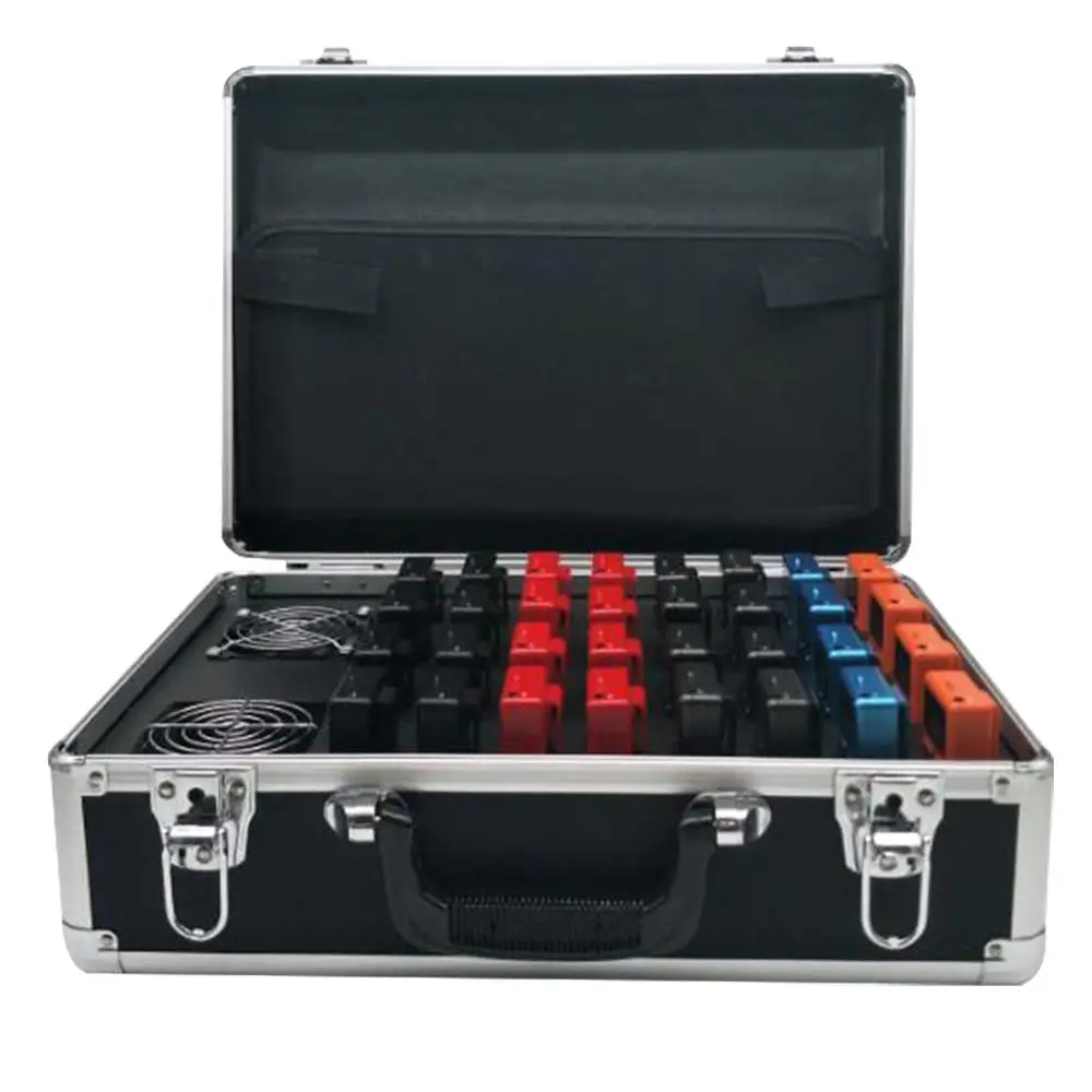 

Portable 32 Slot Charge Case Storage Box for TT105 Wireless Tour Guide System Retekess TT009
