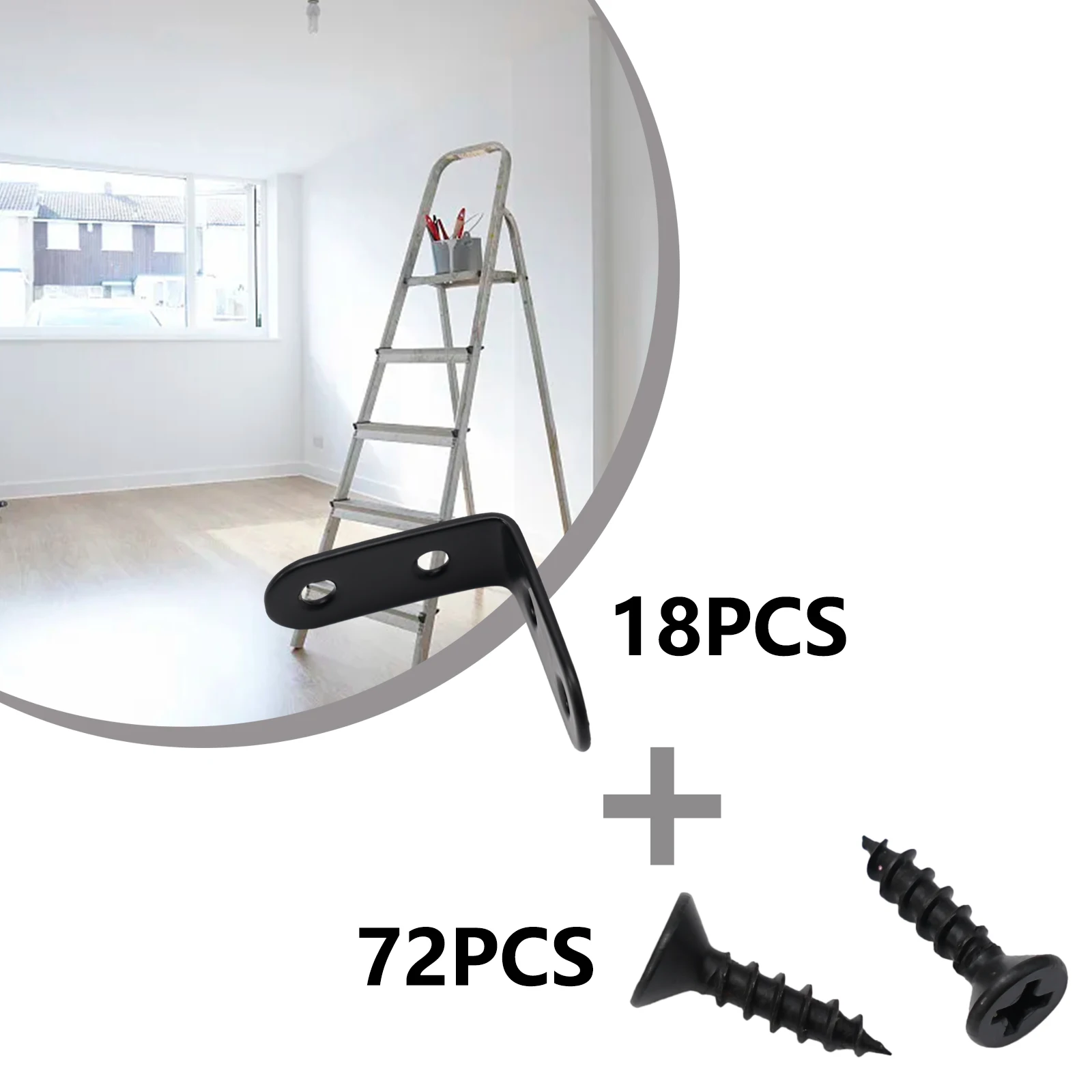 L Shaped Corner Brackets 90 Degree Right Angle Support Stainless Steel Bracket Fastener For Furniture Bedframe Cabinet Connector
L Shaped Corner Brackets 90 Degree Right Angle Support Stainless Steel Bracket Fastener For Furniture Bedframe Cabinet Connector
