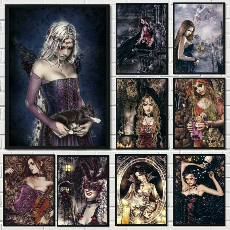 Victoria Frances Vampires Girl 5D DIY Diamond Painting Crystal Embroidery Gothic Fantasy Witch Mosaic Cross Stitch Home Decor 
Victoria Frances Vampires Girl 5D DIY Diamond Painting Crystal Embroidery Gothic Fantasy Witch Mosaic Cross Stitch Home Decor