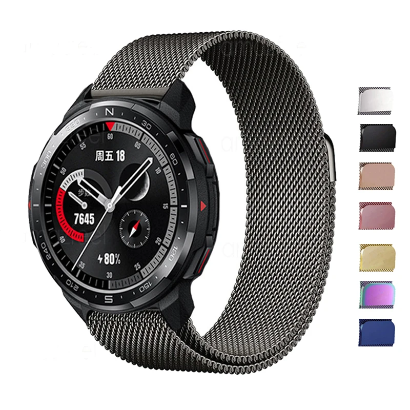 Magnetic loop Bracelets For HONOR Watch GS Pro Metal Strap For Honor Magic Watch 2 46mm 42mm Bracelets Honor Watch GS3 Watchband
Magnetic loop Bracelets For HONOR Watch GS Pro Metal Strap For Honor Magic Watch 2 46mm 42mm Bracelets Honor Watch GS3 Watchband