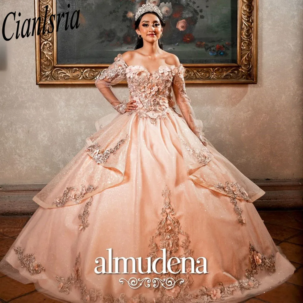 Champagne Princess Quinceanera Dresses Ball Gown 2023 Sweet 16 Dress Beads Appliques Lace Birthday 15th Party Gown for Girl
Champagne Princess Quinceanera Dresses Ball Gown 2023 Sweet 16 Dress Beads Appliques Lace Birthday 15th Party Gown for Girl
