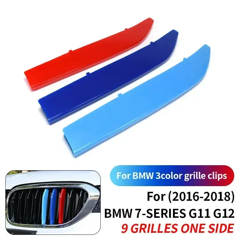 3Pcs Car Grille Trim Front Grill Grille Cover Clip Trim Decal Stripe For BMW G11 G12 2016-2018 7 Series F01 F02 LCI 2014-2015
3Pcs Car Grille Trim Front Grill Grille Cover Clip Trim Decal Stripe For BMW G11 G12 2016-2018 7 Series F01 F02 LCI 2014-2015