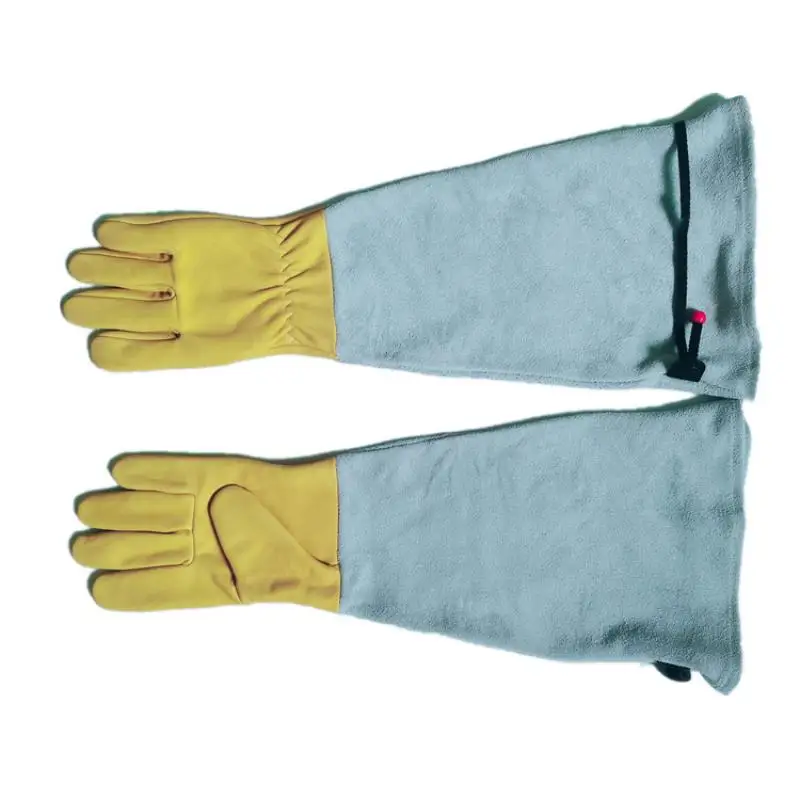 1 Pair Gardening Long Sheepskin Work Gloves Stab and Cut Resistant Beekeeping Argon Arc Welding Working Protective Gloves
1 Pair Gardening Long Sheepskin Work Gloves Stab and Cut Resistant Beekeeping Argon Arc Welding Working Protective Gloves