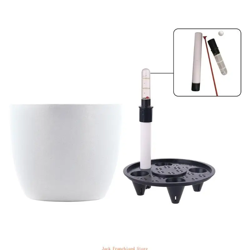 PP 6x5''Self Watering Planters Flower Pots Indoor with Water Level Indicators Garden Modern Decorative Planter Pot for All House
PP 6x5''Self Watering Planters Flower Pots Indoor with Water Level Indicators Garden Modern Decorative Planter Pot for All House
