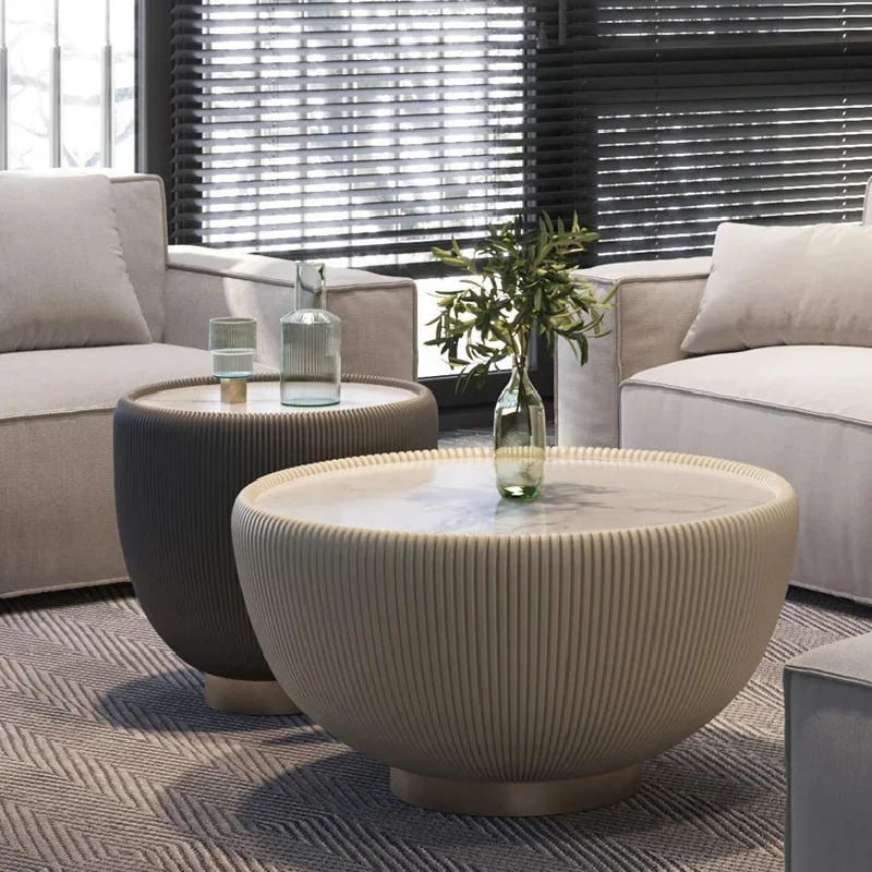 Design Light Luxury Style Slate Coffee Table Living Room Modern Small Household Type Simple Circular Port-style Furnitures
Design Light Luxury Style Slate Coffee Table Living Room Modern Small Household Type Simple Circular Port-style Furnitures