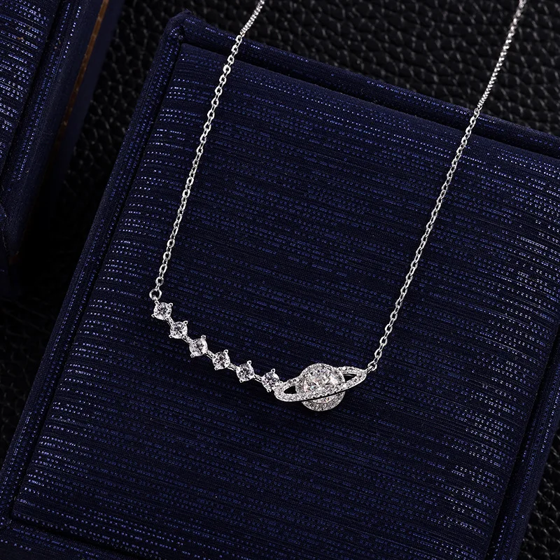 Women's Moissanite Diamond Necklace Original 925 Sterling Silver Jewelry Moissanite Chain Necklace for Women 6 Mallzona S12f7eb3d8b594344aa2653694c7f6690H Women's Moissanite Diamond Necklace Original 925 Sterling Silver Jewelry Moissanite Chain Necklace for Women Mallzona