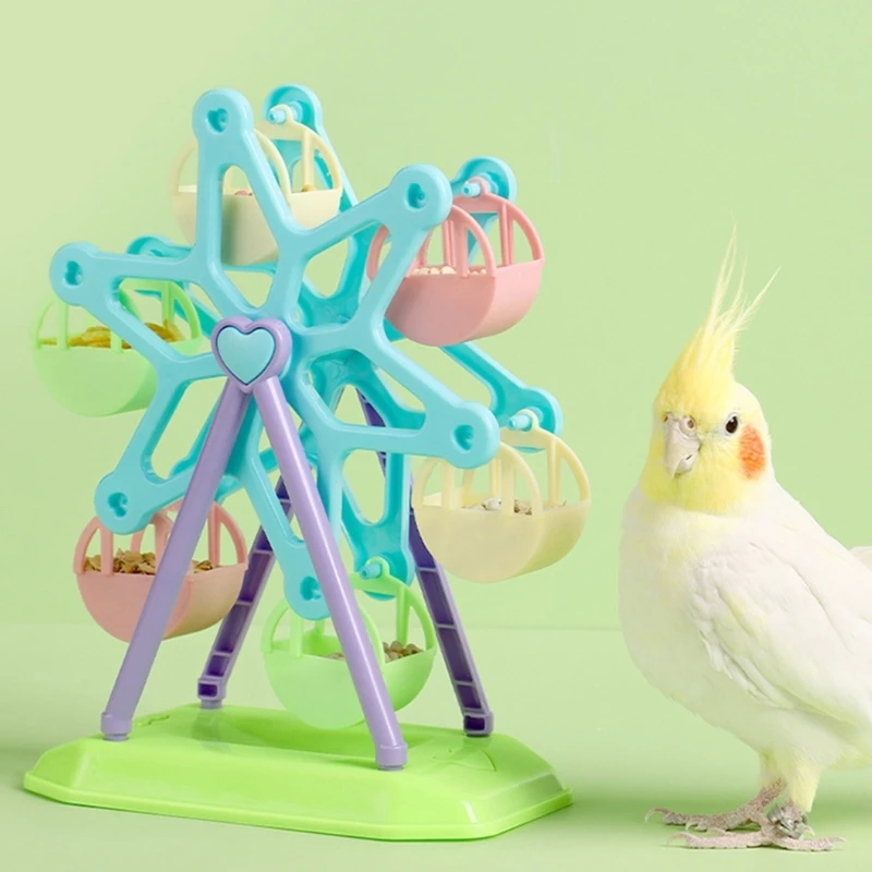 Pet Budgies Cage Feeder Toy for Multiple Birds Foraging Training Colorful Wheel for Small Size Birds for Cage Decoration
Pet Budgies Cage Feeder Toy for Multiple Birds Foraging Training Colorful Wheel for Small Size Birds for Cage Decoration