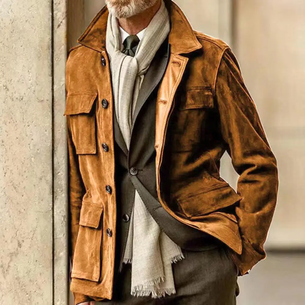 Fashionable Work Jacket-inspired Coat Stylish Men's Multi-pocket Trench Coats for Winter Autumn Functional Fashionable Outerwear
Fashionable Work Jacket-inspired Coat Stylish Men's Multi-pocket Trench Coats for Winter Autumn Functional Fashionable Outerwear