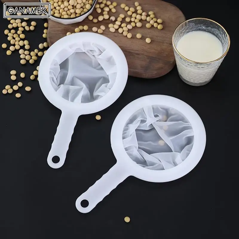 

100/200/400 Mesh Reusable Nylon Ultra Fine Filter Mesh Strainer Spoon Sieve Soy Milk Juice Coffee Food Filter Kitchen Colander