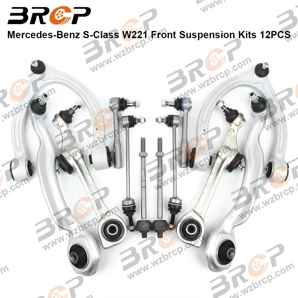 BRCP Front Suspension Control Arm Ball Joint Stabilizer Link Tie Rod Kits For Mercedes Benz S Class W221 2213308107 2213302311
BRCP Front Suspension Control Arm Ball Joint Stabilizer Link Tie Rod Kits For Mercedes Benz S Class W221 2213308107 2213302311