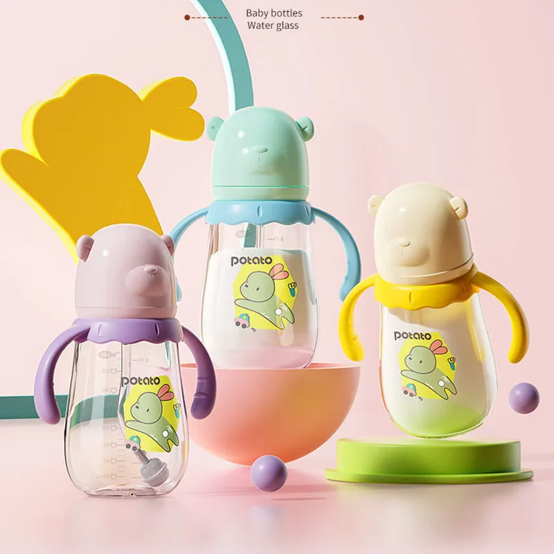 Glass Baby bottles Drinking Cup Feeding Bottle for kids Wide-Caliber Multifunctional Drink Milk Drinking Water Dual-use Bottle
Glass Baby bottles Drinking Cup Feeding Bottle for kids Wide-Caliber Multifunctional Drink Milk Drinking Water Dual-use Bottle