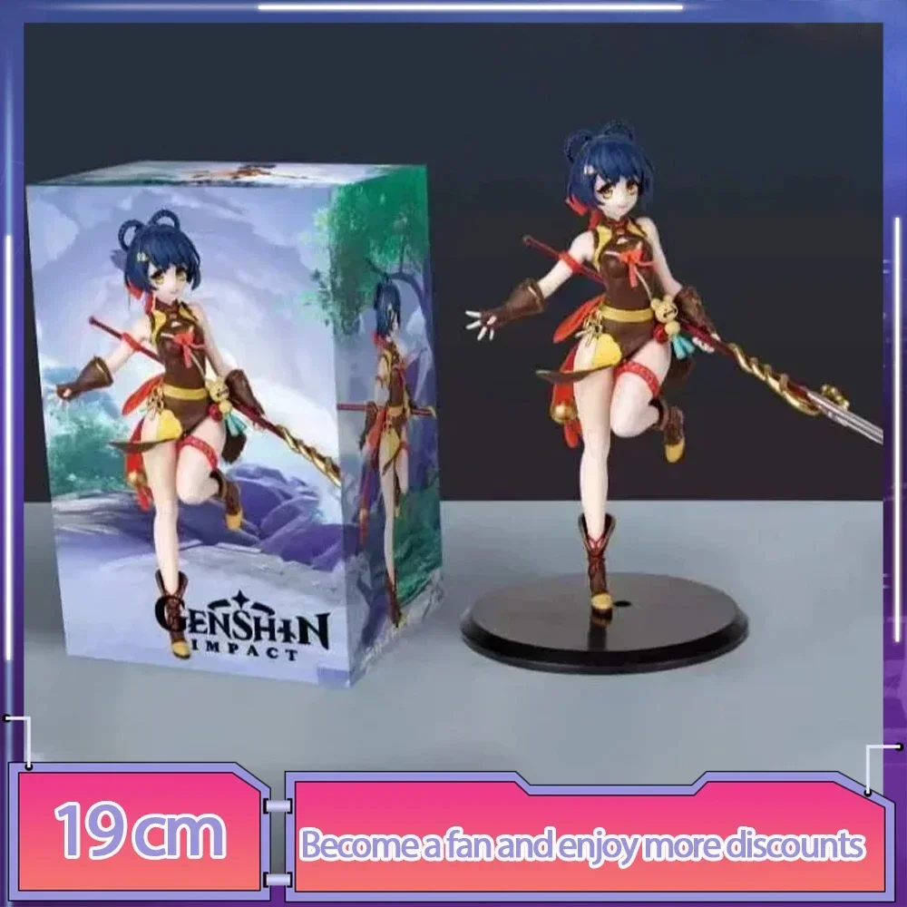 Фигурки героев игры Genshin, 19 см, Xiangling, фигурка героя Wan Mingtang Xiang Ling, статуя Gk, коллекционная игрушка, подарки для друзей
Фигурки героев игры Genshin, 19 см, Xiangling, фигурка героя Wan Mingtang Xiang Ling, статуя Gk, коллекционная игрушка, подарки для друзей