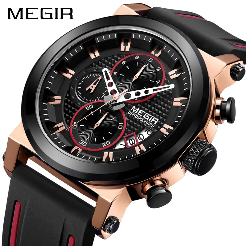 MEGIR Fashion Multifunctional Sports Watch Mens Watches Top Brand Luminous 30M Waterproof Watch Timer Alarm Clock Reloj Hombre
MEGIR Fashion Multifunctional Sports Watch Mens Watches Top Brand Luminous 30M Waterproof Watch Timer Alarm Clock Reloj Hombre