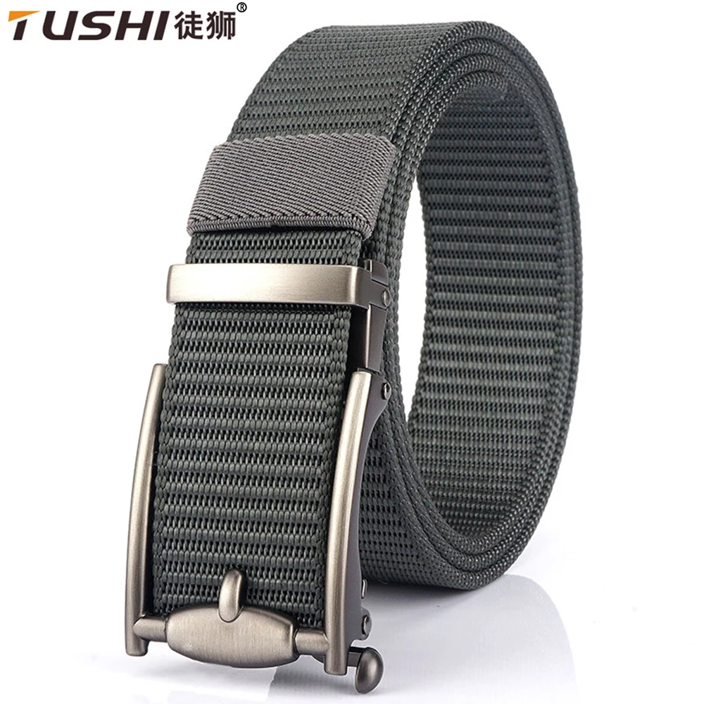 

TUSHI Men Belt Army Outdoor Hunting Tactical Multi Function Combat Survival High Quality Marine Corps Canvas Nylon Male Luxury