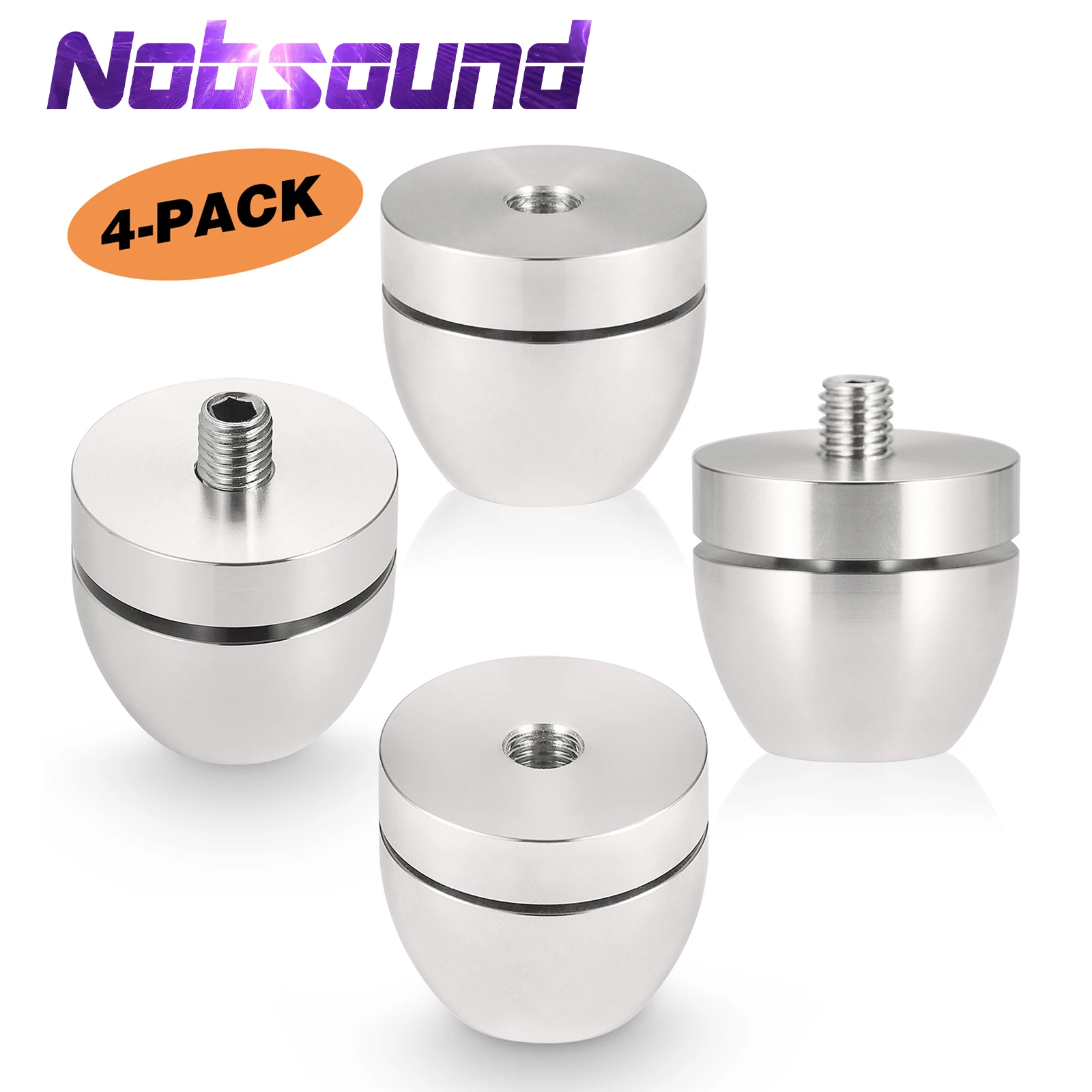 Nobsound 4PCS HiFi Amplifier Isolation Stand Feet Stainless Steel DAC Speaker Spikes Pads
Nobsound 4PCS HiFi Amplifier Isolation Stand Feet Stainless Steel DAC Speaker Spikes Pads