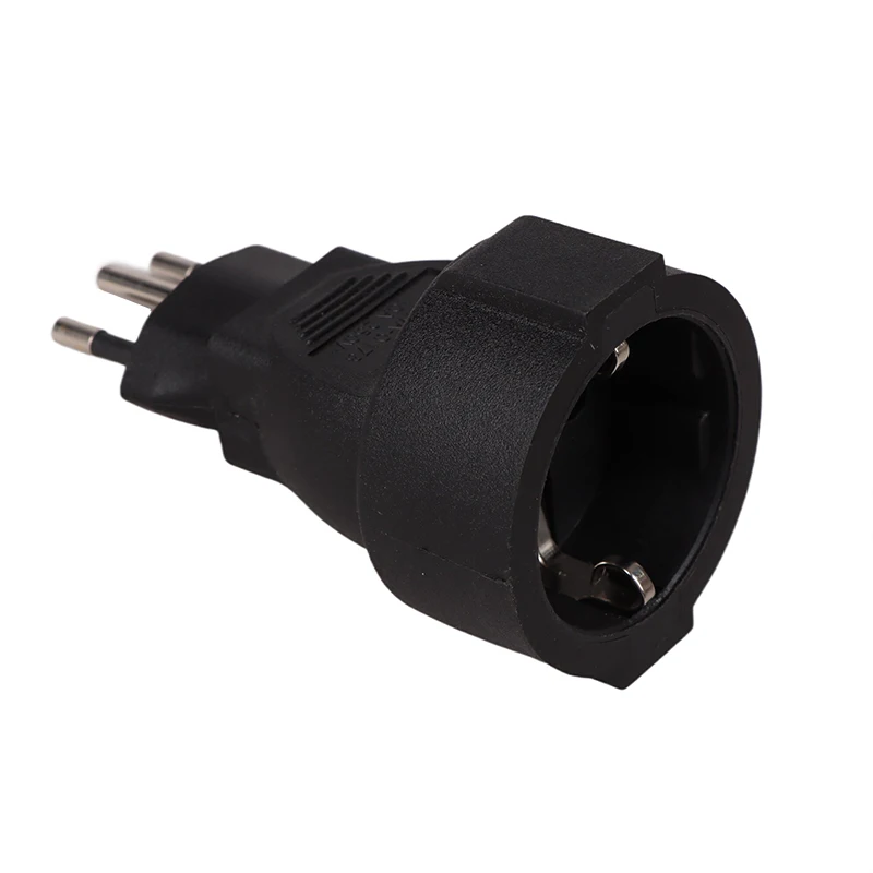 1Pc 3Pin Swiss Plug To EU 2Pin Round AC-Power Supply Adapter Socket Connector Male To Female Power Adaptor 10A/250V
1Pc 3Pin Swiss Plug To EU 2Pin Round AC-Power Supply Adapter Socket Connector Male To Female Power Adaptor 10A/250V