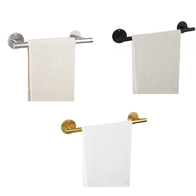 Самоклеящаяся вешалка для полотенец, одинарная вешалка для полотенец из нержавеющей стали 16 дюймов для ванной и кухни, настенная вешалка для полотенец 
Самоклеящаяся вешалка для полотенец, одинарная вешалка для полотенец из нержавеющей стали 16 дюймов для ванной и кухни, настенная вешалка для полотенец