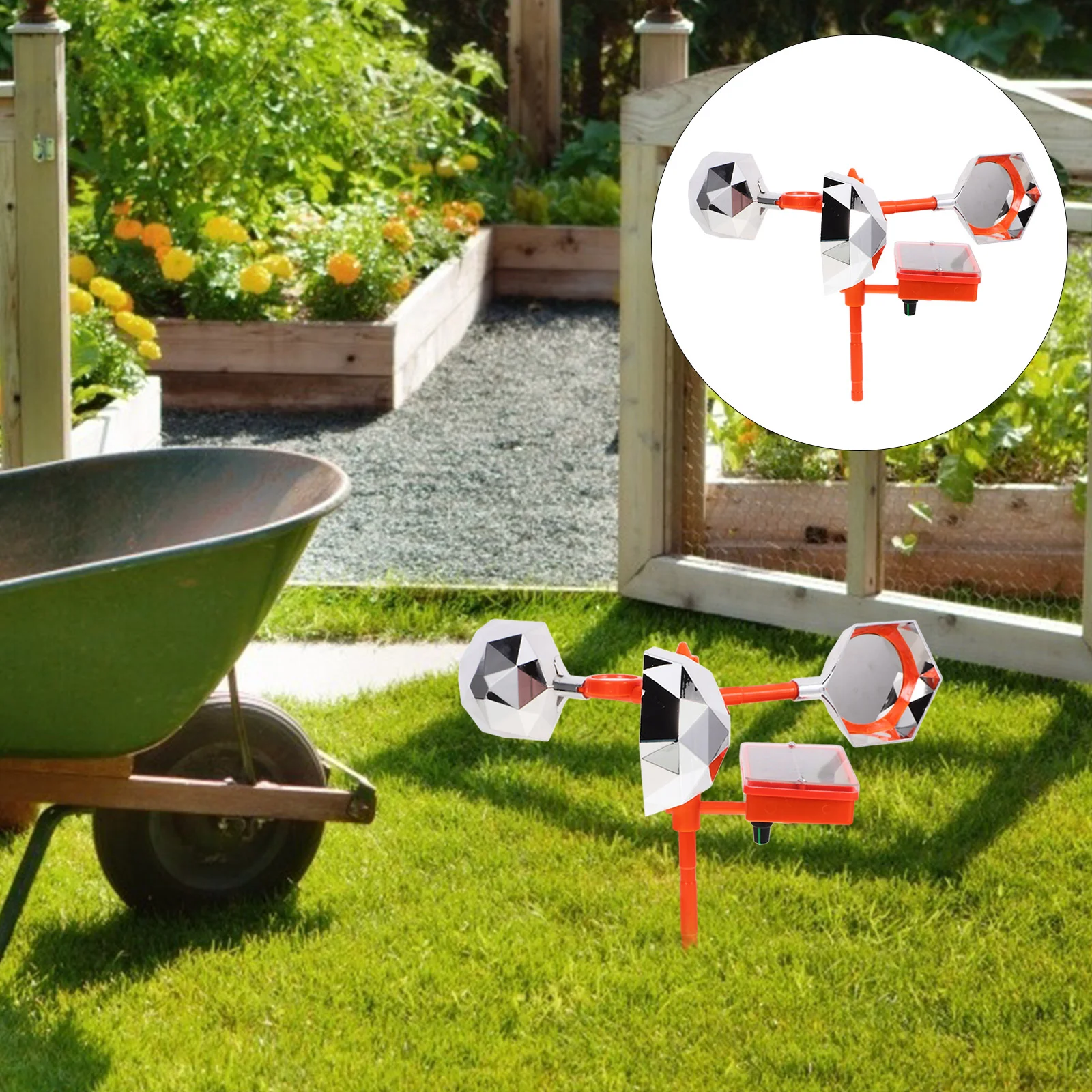 Bird Repeller Pinwheel Shape Reflective Bird Deterrent Tool Solar Voice Bird Remover Repelling Outdoor Durable
Bird Repeller Pinwheel Shape Reflective Bird Deterrent Tool Solar Voice Bird Remover Repelling Outdoor Durable