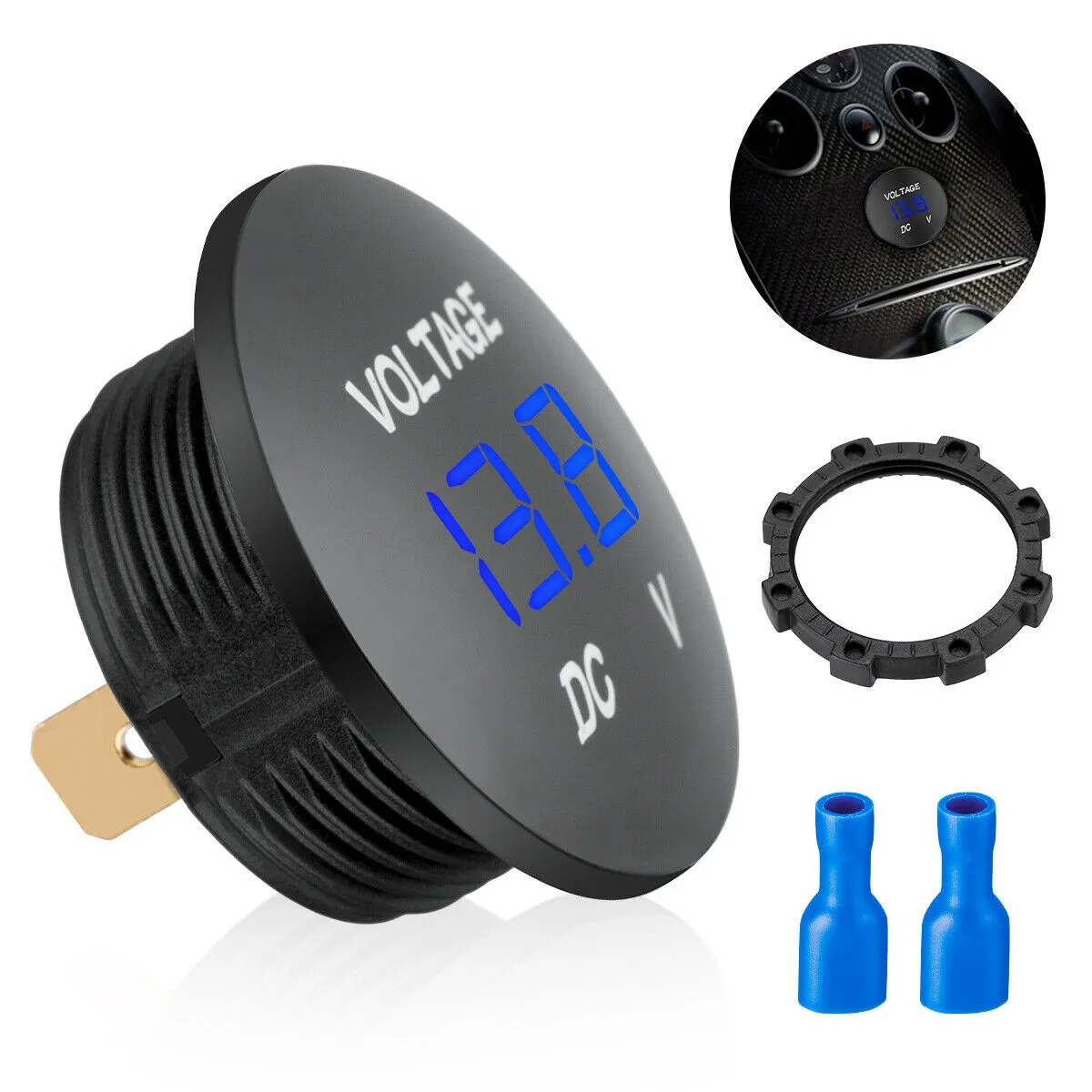 New Useful Durable Motorcycle Digital Led Display Meter Camper DC12V-24V For Motorbike Car Panel UTV Voltmeter
New Useful Durable Motorcycle Digital Led Display Meter Camper DC12V-24V For Motorbike Car Panel UTV Voltmeter