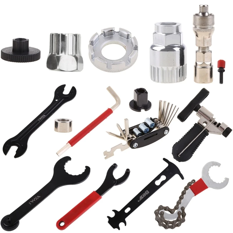 Bike Tool Repair Tool Box Compatible Mountain/Road Bike Maintenance Tool Set TOP quality
Bike Tool Repair Tool Box Compatible Mountain/Road Bike Maintenance Tool Set TOP quality