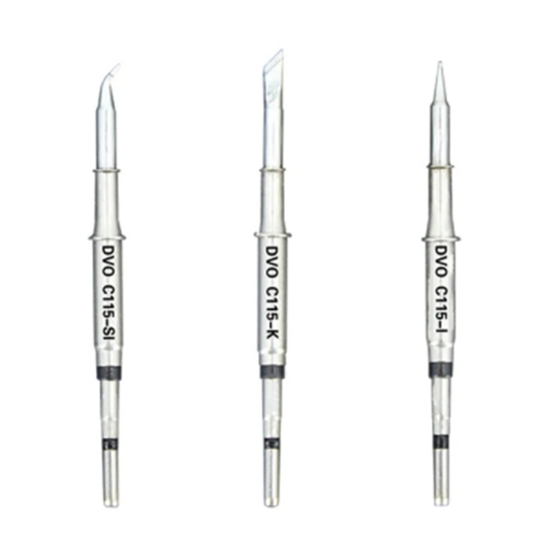 DVO 3Pcs Universal C115 Soldering Iron Tips Lead Free Welding Tip Handle Iron Tips Heating Core 2 In1 Solder Station Handle Tips
DVO 3Pcs Universal C115 Soldering Iron Tips Lead Free Welding Tip Handle Iron Tips Heating Core 2 In1 Solder Station Handle Tips