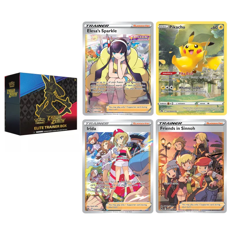 Ptcg Pokemon Sword and Shield En Crown Zenith (Crz)1 Mareep Pikachu Riolu Anime Game Collection Card Children's Holiday Gifts
Ptcg Pokemon Sword and Shield En Crown Zenith (Crz)1 Mareep Pikachu Riolu Anime Game Collection Card Children's Holiday Gifts