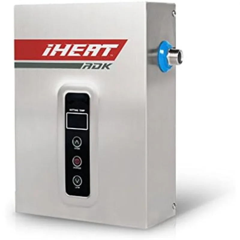 

240V 59A 14KW Stainless Steel Enclosure 7.2" by 11" by 3" 1/2"CPT 36' AWG#6 Electric Water Heater, 7.5 lb