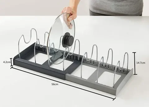Extendable Pot Lid Rack Holders Stainless Steel Spoon Plate Holder Shelf Cooking Dish Tray Stand Kitchen Organizer Accessories
Extendable Pot Lid Rack Holders Stainless Steel Spoon Plate Holder Shelf Cooking Dish Tray Stand Kitchen Organizer Accessories