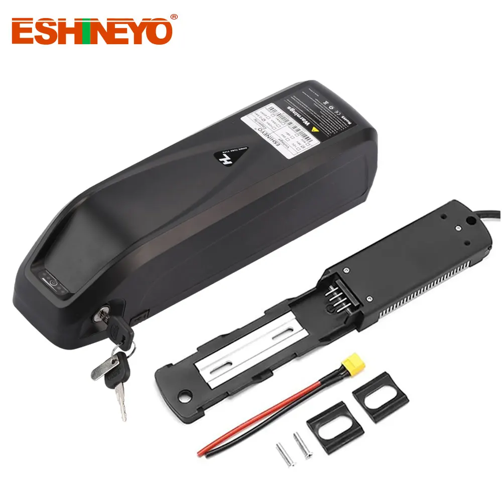 

Ebike Battery Pack Hailong Downtube Electric Bicycle Batteries 36V 48V 52V 13Ah 17.5Ah for 350W 500W 750W 1000W Motor Conversion