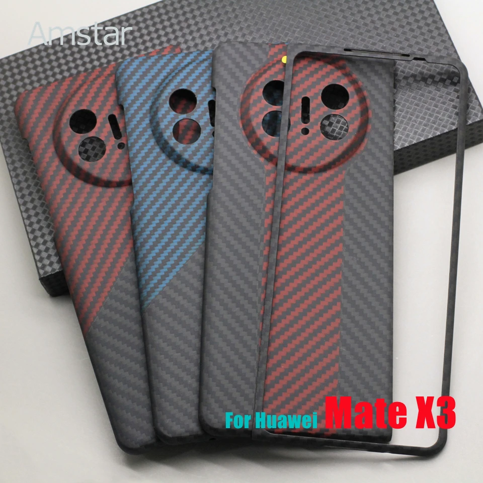 Amstar разноцветный защитный чехол из углеродного волокна для Huawei Mate X3 Ультратонкий чехол из арамидного волокна для бизнеса Mate X3 
Amstar разноцветный защитный чехол из углеродного волокна для Huawei Mate X3 Ультратонкий чехол из арамидного волокна для бизнеса Mate X3