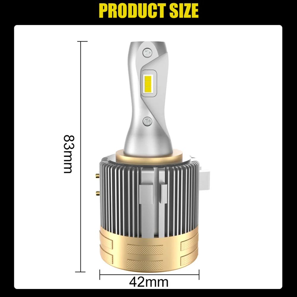 High Power Super Bright GH7 LED Golf Car Headlight Bulbs with Decoding Integrated
High Power Super Bright GH7 LED Golf Car Headlight Bulbs with Decoding Integrated