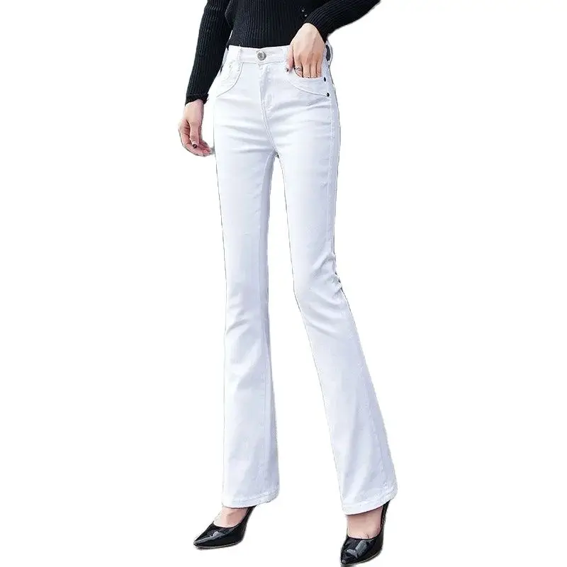 Trumpet Jeans Female High Waist 2023 Spring And Autumn New Korean Version Of Slim Casual Stretch Slim Micro-Trumpet Long Pants
Trumpet Jeans Female High Waist 2023 Spring And Autumn New Korean Version Of Slim Casual Stretch Slim Micro-Trumpet Long Pants