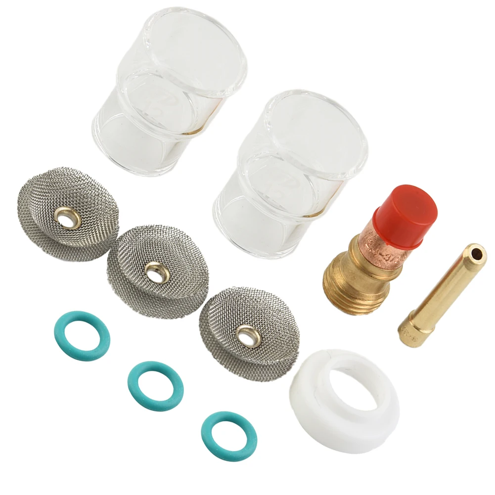 Welding Torch Set TIG Torch Set Torches Gas Lens Welding Torch TIG Torch #12 3/32 Gas Lens Collet Kit For WP-17
Welding Torch Set TIG Torch Set Torches Gas Lens Welding Torch TIG Torch #12 3/32 Gas Lens Collet Kit For WP-17