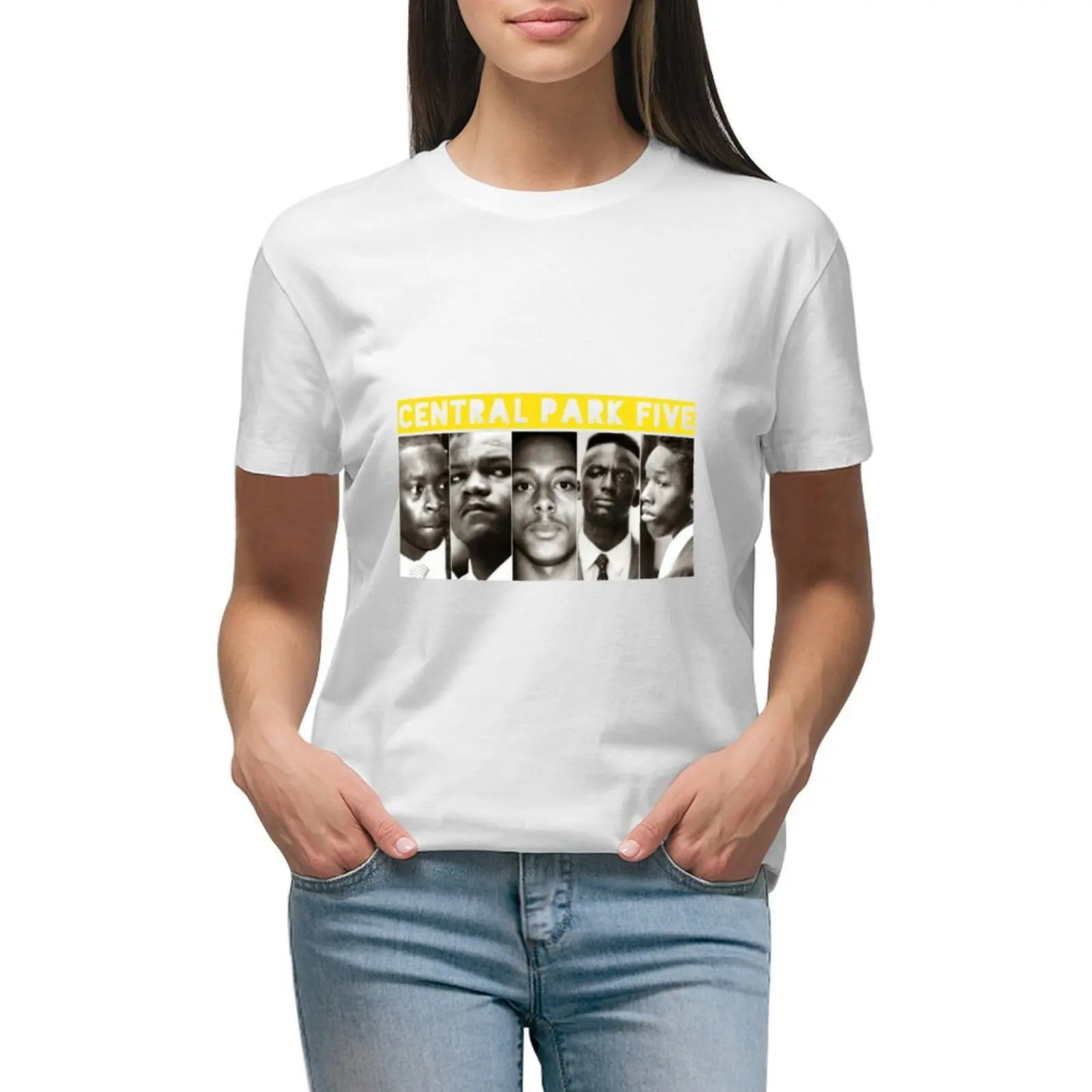 

Central Park Five Names, Women When They See Us, T-shirt funny summer clothes aesthetic clothes Women's t-shirt