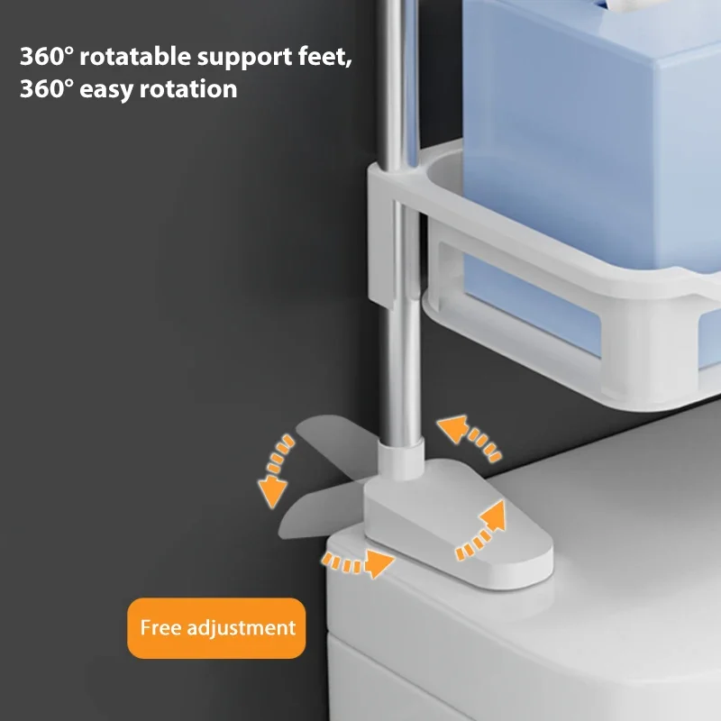 

Rack,no 2-tier Over The Tank Above Shelf, Toilet Organizer Shelves, Multifunctional Storage Bathroom Drilling