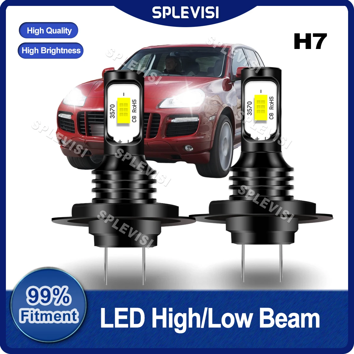 1Pair LED H7 Headlight High/Low Beam 8000LM For Porsche Cayenne 9PA 2002 2003 2004 2005 2006 2007 2008 2009 2010 Auto Bulbs
1Pair LED H7 Headlight High/Low Beam 8000LM For Porsche Cayenne 9PA 2002 2003 2004 2005 2006 2007 2008 2009 2010 Auto Bulbs
