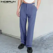 INCERUN 2022 American Style Pantalons New Men's Solid Casual Long Pants Waist Hollow Out Straight Streetwear Belt Trousers S-5XL
INCERUN 2022 American Style Pantalons New Men's Solid Casual Long Pants Waist Hollow Out Straight Streetwear Belt Trousers S-5XL