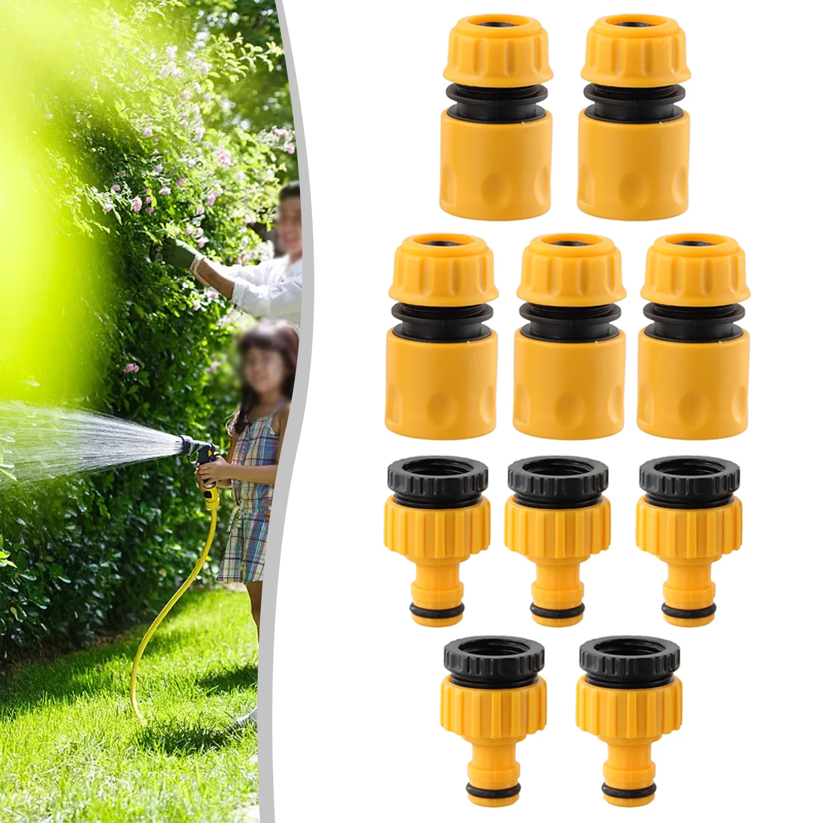 Accessory Convenient High quality Quick Connector Replacement Threaded Graden Hose Tap Tap 1/2inch 10pcs 5 pairs
Accessory Convenient High quality Quick Connector Replacement Threaded Graden Hose Tap Tap 1/2inch 10pcs 5 pairs
