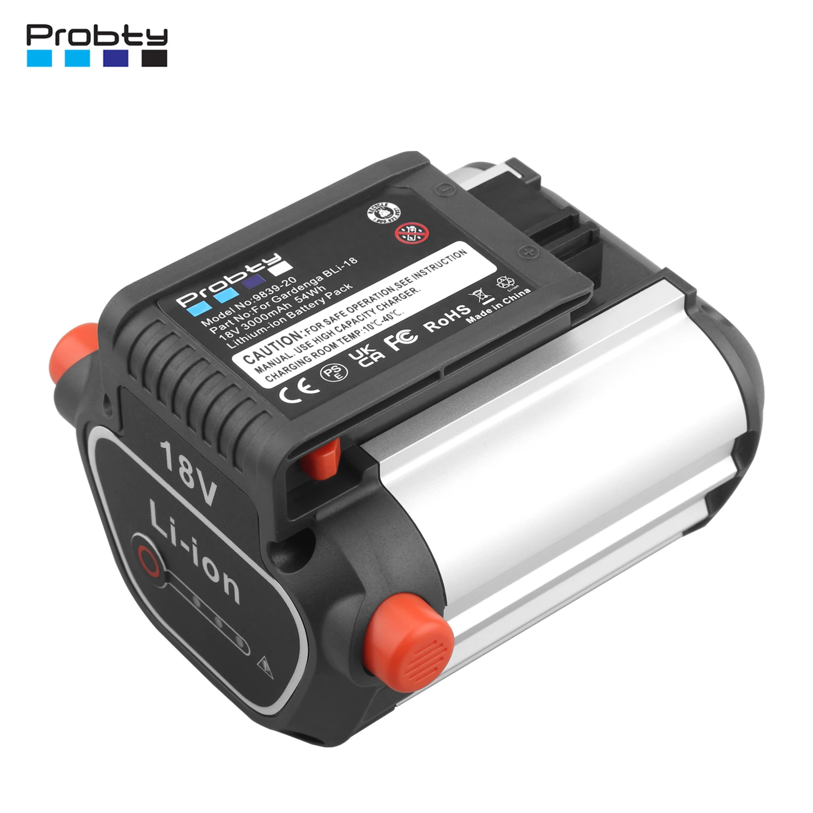 3000mAh Tools Battery for Gardena 8866, 8877, 9335, 9823,9824,9825,9839,9839-20,EasyCut Li-18/50,Li-18/42,23R,BLi-18
3000mAh Tools Battery for Gardena 8866, 8877, 9335, 9823,9824,9825,9839,9839-20,EasyCut Li-18/50,Li-18/42,23R,BLi-18