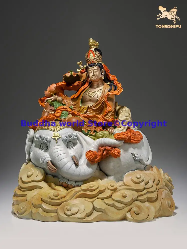 Huge Rare Buddha Statue # Bodhisattva Manjusri Samantabhadra Top brass Carving Craft Buddhism temple altar family worship
Huge Rare Buddha Statue # Bodhisattva Manjusri Samantabhadra Top brass Carving Craft Buddhism temple altar family worship
