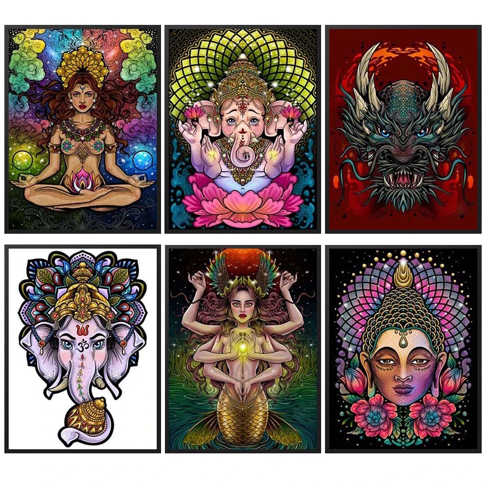 Indian Religion Ganesha Yoga Brahmanism Wall Pictures For Living Room Nordic Poster Wall Art Canvas Painting Home Decor Unframed
Indian Religion Ganesha Yoga Brahmanism Wall Pictures For Living Room Nordic Poster Wall Art Canvas Painting Home Decor Unframed