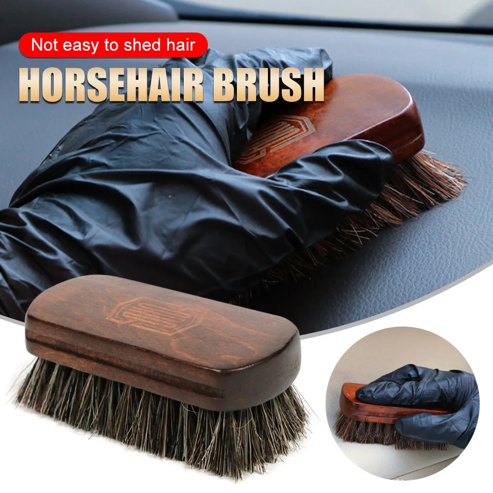Car Interior Cleaning Horsehair Brush Soft Cleaner Brush for Leather Seat Steering Wheel Dust Remover Auto Detailing Brush Tools
Car Interior Cleaning Horsehair Brush Soft Cleaner Brush for Leather Seat Steering Wheel Dust Remover Auto Detailing Brush Tools