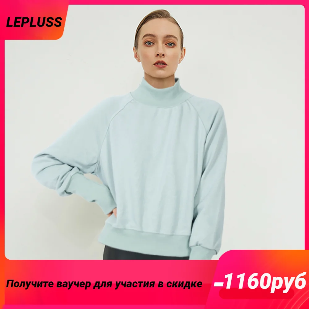 New Ladies Sports Top Solid Color Short Loose Fashion Warm Turtleneck Pullover Top
New Ladies Sports Top Solid Color Short Loose Fashion Warm Turtleneck Pullover Top