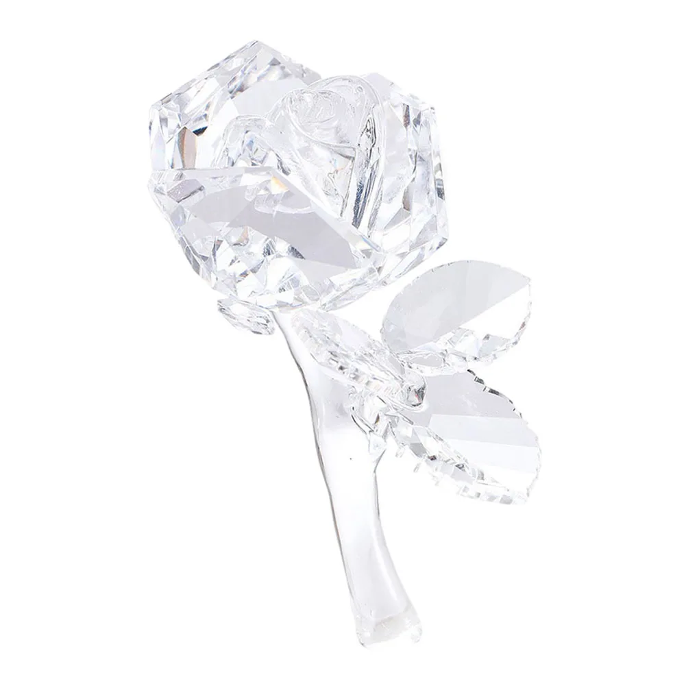 Crystal Rose Ornament Simulation Rose Flower Crystal Crafts Figurines For Xmas Valentine's Day Wedding Party Home Decoration
Crystal Rose Ornament Simulation Rose Flower Crystal Crafts Figurines For Xmas Valentine's Day Wedding Party Home Decoration