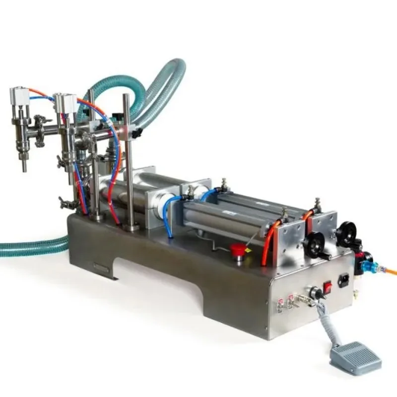 Double Head Liquid Filling Machine /horizontal Piston Liquid Filler/ Electric Liquid Filling Machine
Double Head Liquid Filling Machine /horizontal Piston Liquid Filler/ Electric Liquid Filling Machine