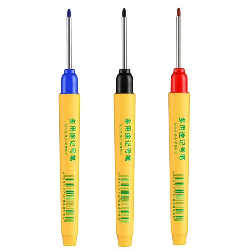 

Маркировочная ручка 33 мм, водостойкая и цветная, для керамической плитки, дерева, металла, с глубоким отверстием, с длинной головкой, маркировочные ручки, Деревообрабатывающие инструменты электрика