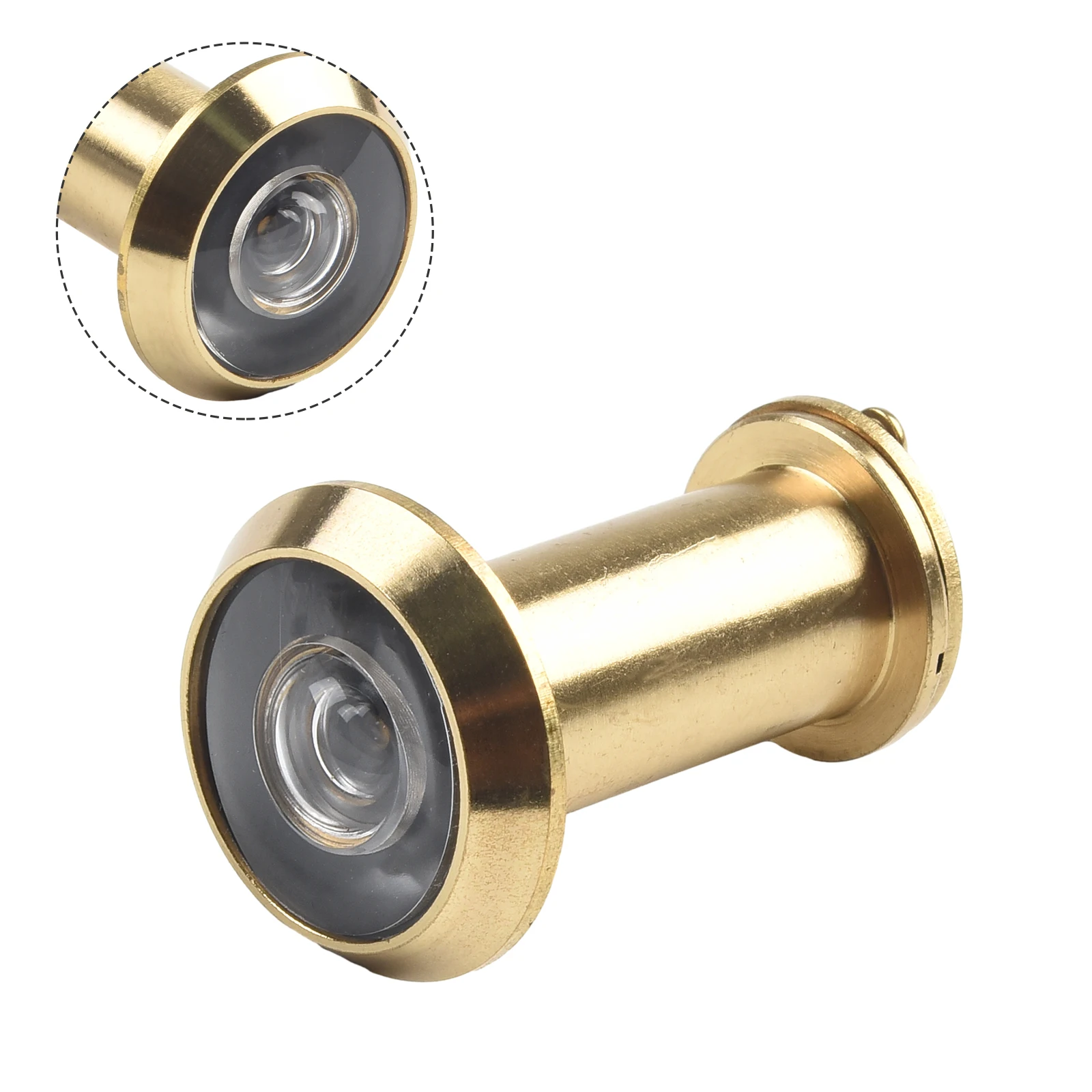 1pcs Door Viewer 220 Degree Viewing Angle Peephole Viewer Wide Angle Eye Sight Hole Glass Lens Door Accessories 59x30mm
1pcs Door Viewer 220 Degree Viewing Angle Peephole Viewer Wide Angle Eye Sight Hole Glass Lens Door Accessories 59x30mm 