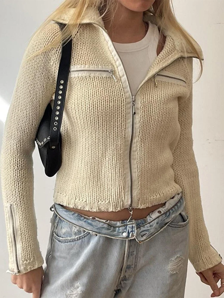 SEASONS Fur Collar Zipper Knit Cardigan Women Streetwear Casual Fashion Winter Female Sweater Coat Slim Autumn Outwear ASSW86067
SEASONS Fur Collar Zipper Knit Cardigan Women Streetwear Casual Fashion Winter Female Sweater Coat Slim Autumn Outwear ASSW86067